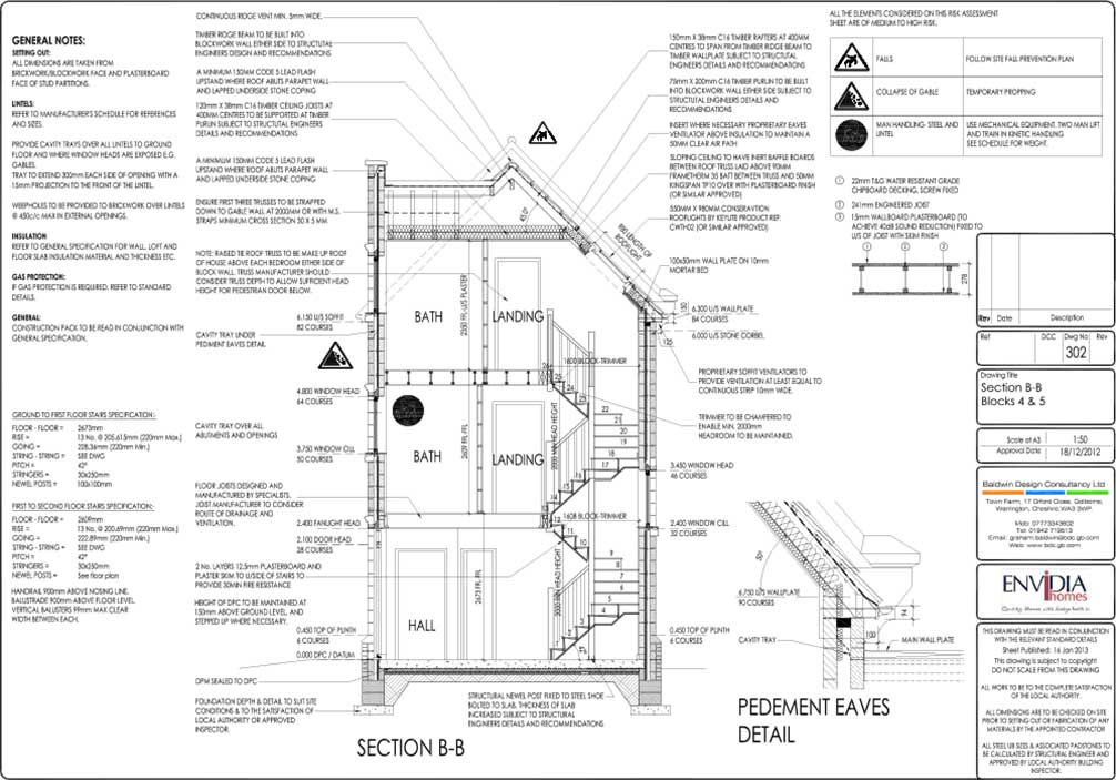 Working Construction Drawings Baldwin Design Consultancy Ltd